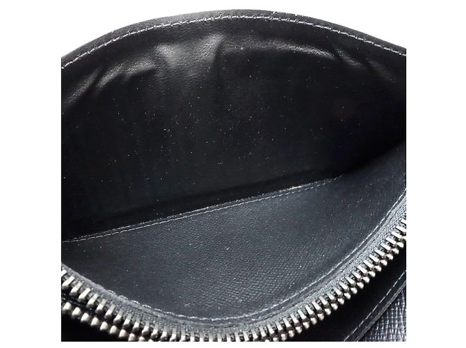 LOUIS VUITTON Cartera Larga para Mujer Portefeuille Brazza Monogram Eclipse Negro - vista 7