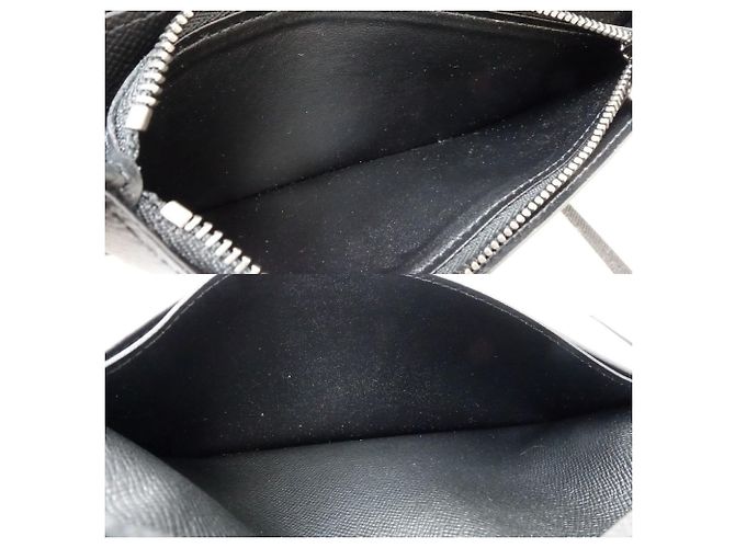 LOUIS VUITTON Cartera Larga para Mujer Portefeuille Brazza Monogram Eclipse Negro - vista 8