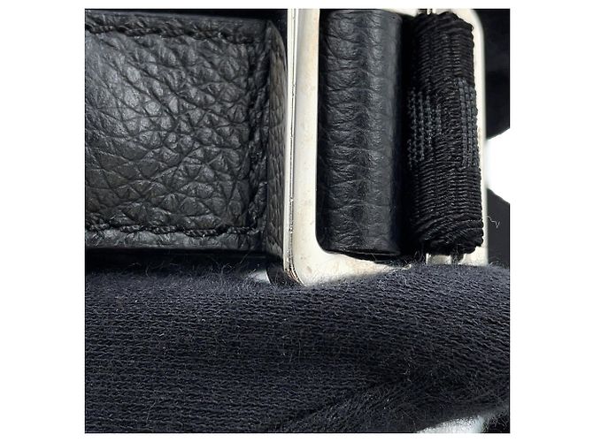 Mochila de cuero Gallop Christian Dior Negra - vista 15