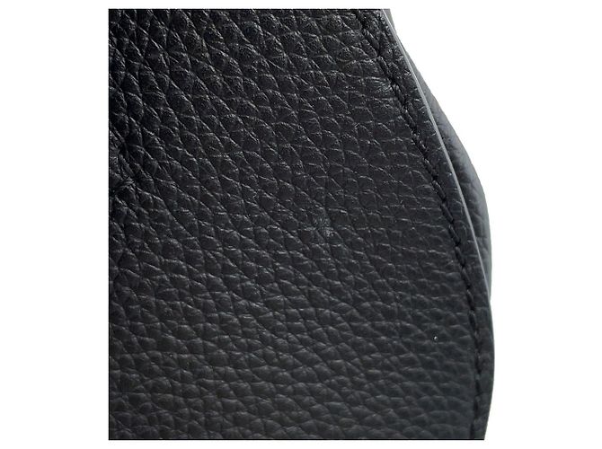 Mochila de cuero Gallop Christian Dior Negra - vista 7
