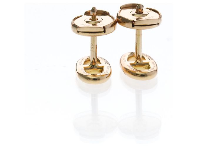 Chaîne d'ancre Pendientes Chaine D'Ancre Hermès Sin Piedra Oro Rosa () Pendientes de Stud Oro Rosa - vista 3