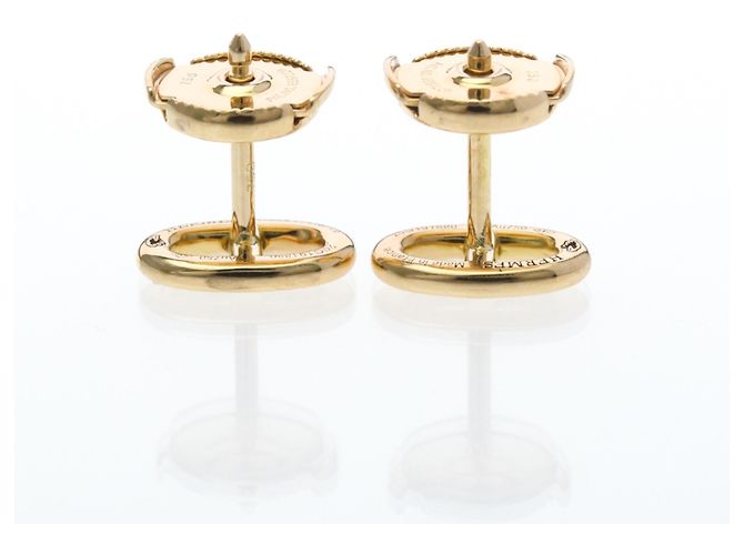 Chaîne d'ancre Pendientes Chaine D'Ancre Hermès Sin Piedra Oro Rosa () Pendientes de Stud Oro Rosa - vista 4
