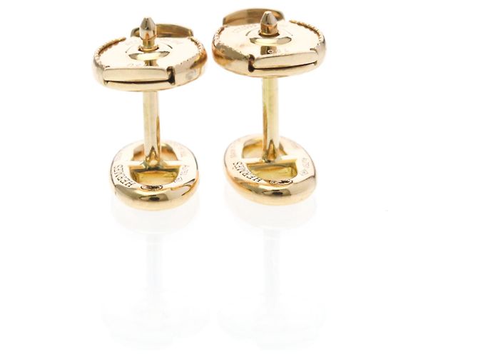 Chaîne d'ancre Pendientes Chaine D'Ancre Hermès Sin Piedra Oro Rosa () Pendientes de Stud Oro Rosa - vista 5