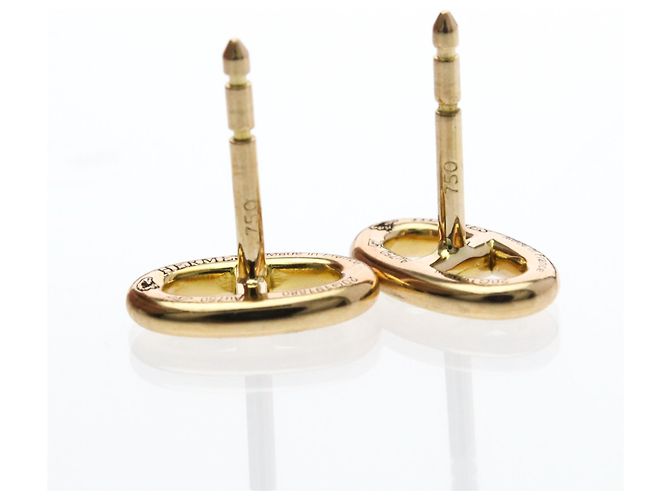 Chaîne d'ancre Pendientes Chaine D'Ancre Hermès Sin Piedra Oro Rosa () Pendientes de Stud Oro Rosa - vista 8
