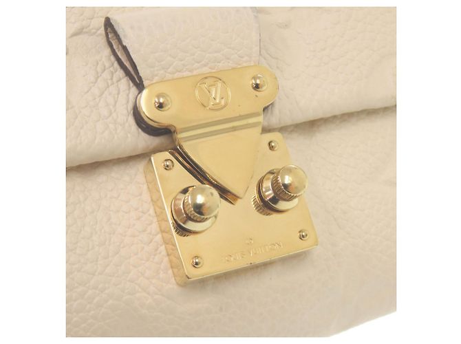 Billetera Compacta Metis Monogram Empreinte IC Chip Crema LOUIS VUITTON Blanco - vista 8