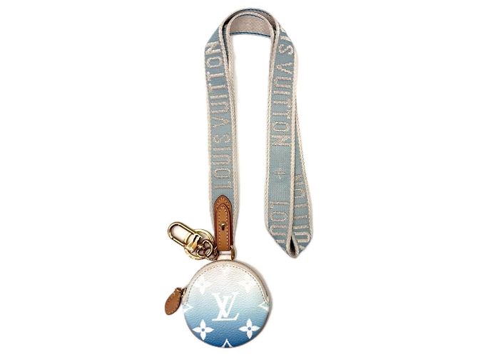 Multi Pochette Lanyard Louis Vuitton Multi-Pochette Monogram Blu Portamonete LOUIS VUITTON - vista 2