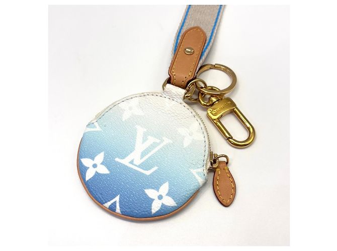 Multi Pochette Lanyard Louis Vuitton Multi-Pochette Monogram Blu Portamonete LOUIS VUITTON - vista 3