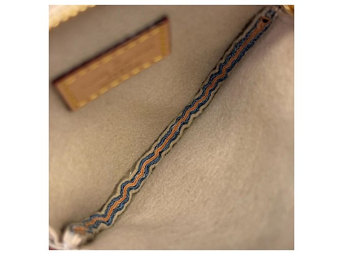 Multi Pochette Lanyard Louis Vuitton Multi-Pochette Monogram Blu Portamonete LOUIS VUITTON - vista 6