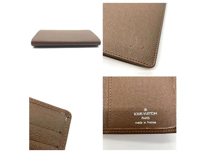 Cartera Bifold Brazza en Taiga Marrón LOUIS VUITTON Castaño - vista 4