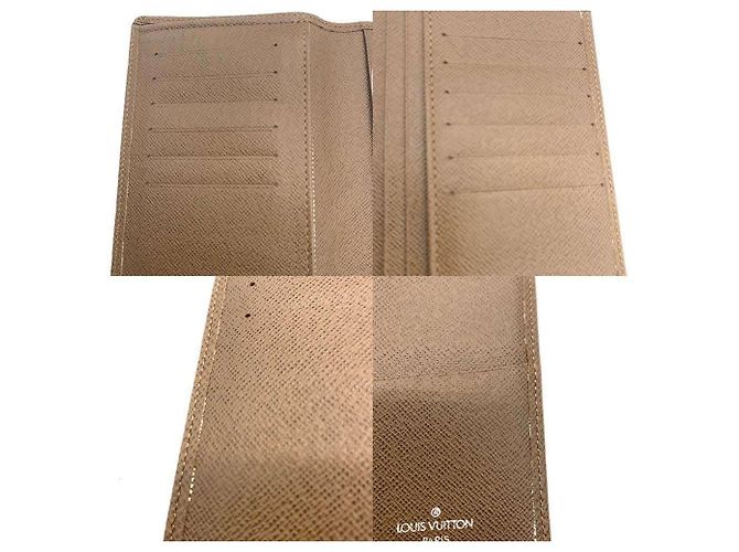 Cartera Bifold Brazza en Taiga Marrón LOUIS VUITTON Castaño - vista 5