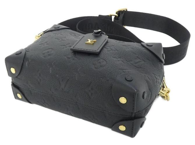 Borsa Petite Malle Souple Monogram Empreinte Louis Vuitton Nero - vista 3