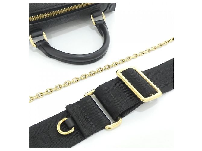 Borsa Petite Malle Souple Monogram Empreinte Louis Vuitton Nero - vista 4