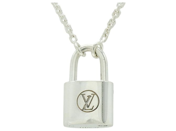 Collar Louis Vuitton Péndulo Silver Lockit UNICEF Plata - vista 2