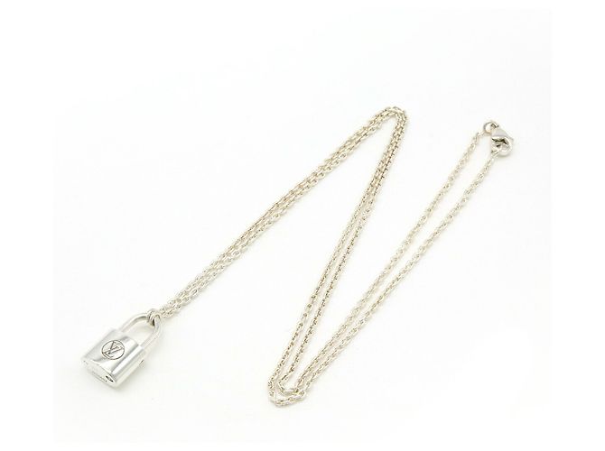 Collar Louis Vuitton Péndulo Silver Lockit UNICEF Plata - vista 3