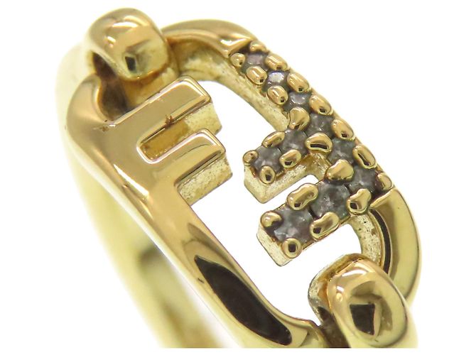 FENDI Orlocke Metallring für Frauen - Ansicht 8