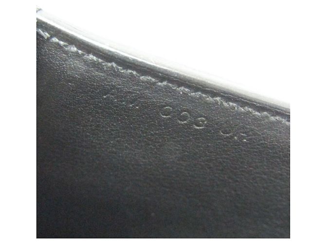 Hermès Hermes Citizen Twill Compact Men's Leather Bill Wallet (fold) Black - view 13