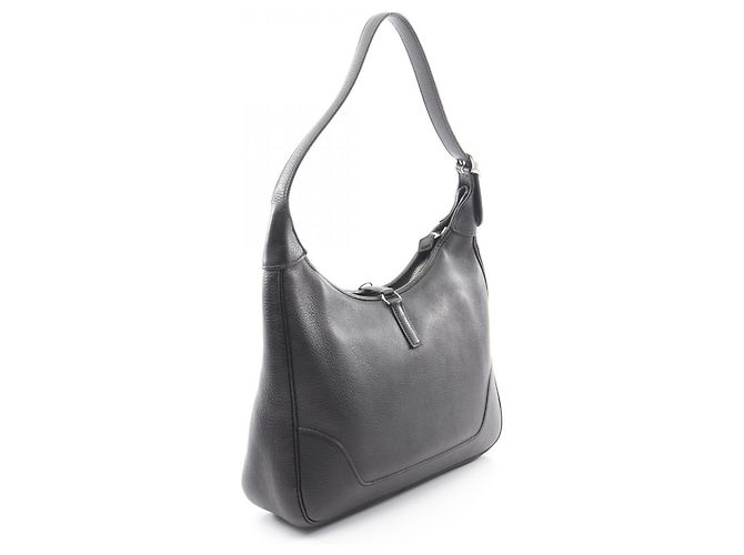 Borsa a Spalla Hermès Trim, Pelle, Evercolor, Donna, Nero - vista 2