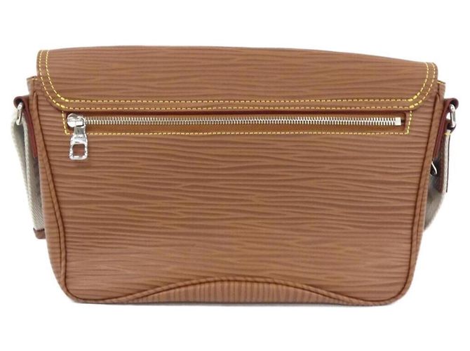 Borsa a Spalla Montsouris XL Epi Louis Vuitton Marrone - vista 2