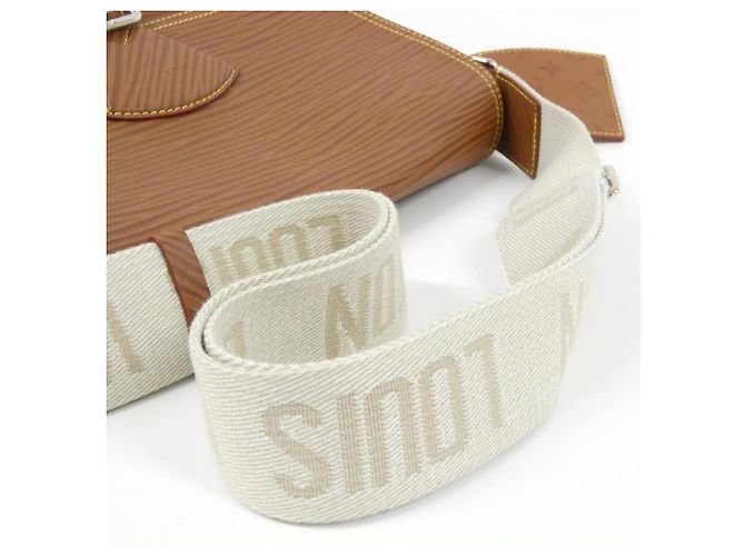 Borsa a Spalla Montsouris XL Epi Louis Vuitton Marrone - vista 5