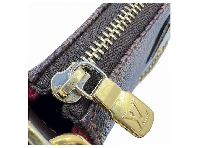 LOUIS VUITTON Pochette Eva Damier Borsa a Catena Spalla Marrone - vista 12