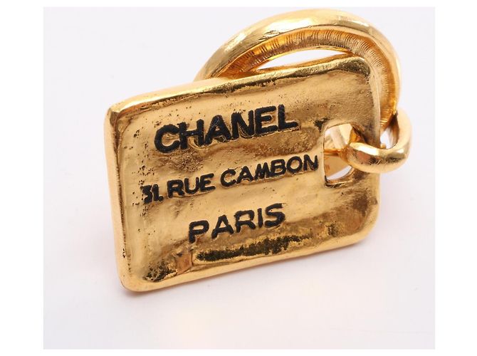 Chanel Spilla Cambon Accessorio GP (Placcato Oro) Donna Oro D'oro - vista 3