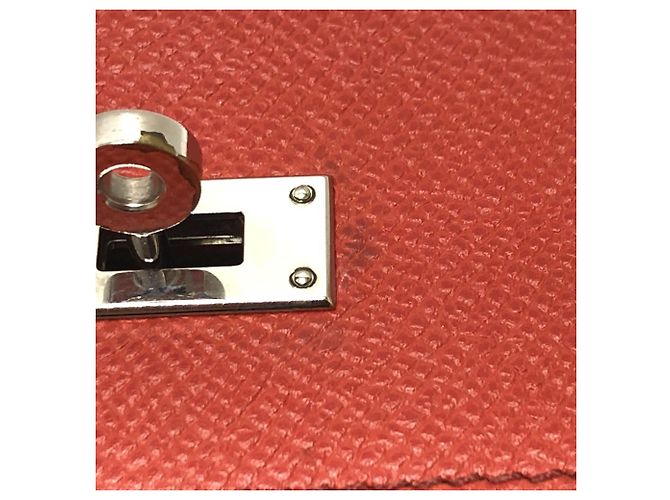 Hermès Cartera HERMES Kelly Flag Long Epson Mujer Rosa - vista 10