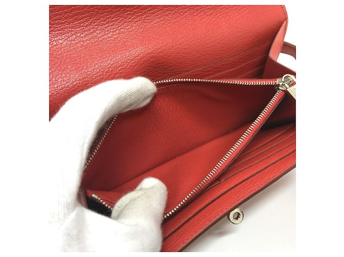 Hermès Cartera HERMES Kelly Flag Long Epson Mujer Rosa - vista 15