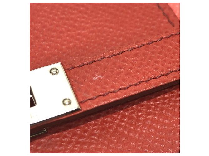 Hermès Cartera HERMES Kelly Flag Long Epson Mujer Rosa - vista 16
