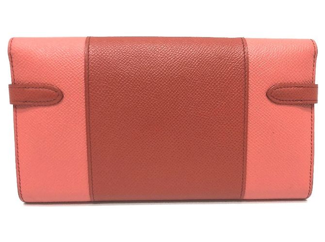 Hermès Cartera HERMES Kelly Flag Long Epson Mujer Rosa - vista 2