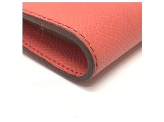 Hermès Cartera HERMES Kelly Flag Long Epson Mujer Rosa - vista 5