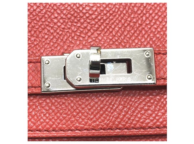 Hermès Cartera HERMES Kelly Flag Long Epson Mujer Rosa - vista 6