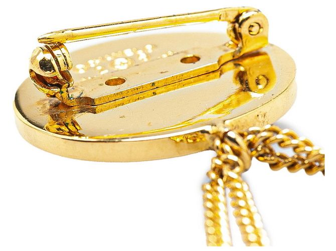 BROOCH CHANEL RUE CAMBON Coco Mark Matelassé, Placcato Oro, Donna D'oro - vista 3