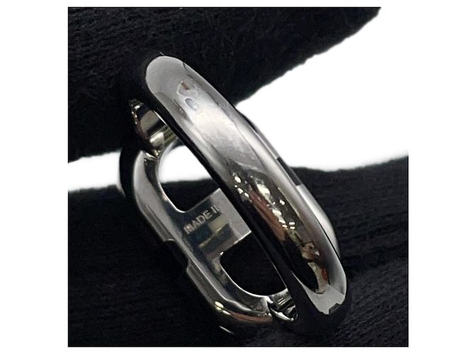 Hermès Maillon Ring, Black / Size HERMES Men's Ring - view 8