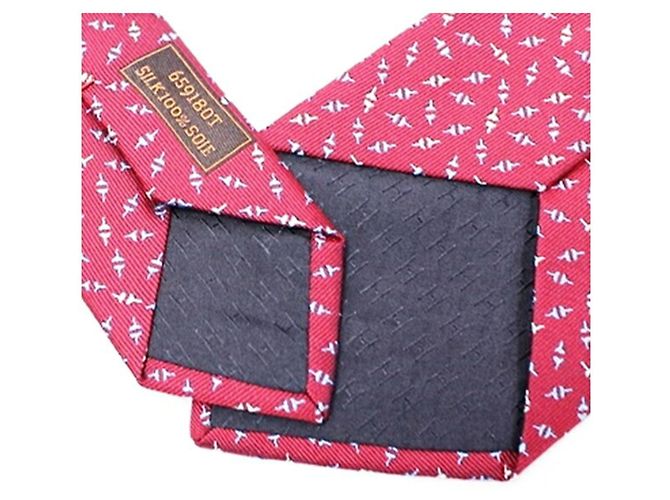 Corbata de seda Hermès, corte slim, sin usar, para hombres Azul - vista 6