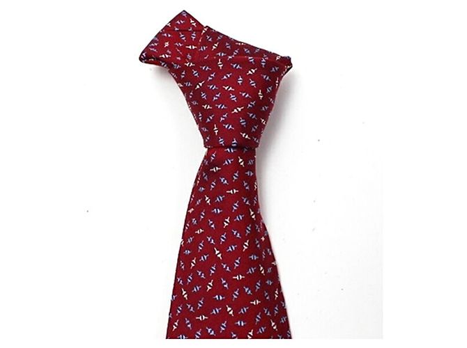 Corbata de seda Hermès, corte slim, sin usar, para hombres Azul - vista 7