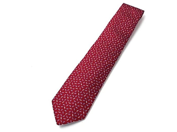 Corbata de seda Hermès, corte slim, sin usar, para hombres Azul - vista 8