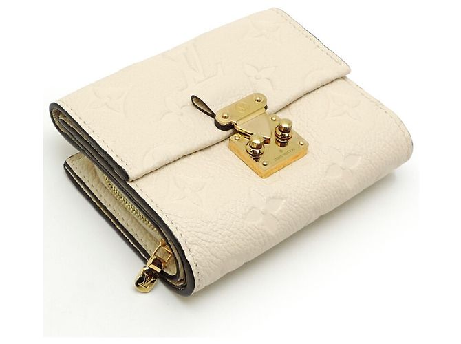 Billetera Metis Compacta para Mujer Louis Vuitton Monogram Empreinte Crème (Blanco) - vista 3