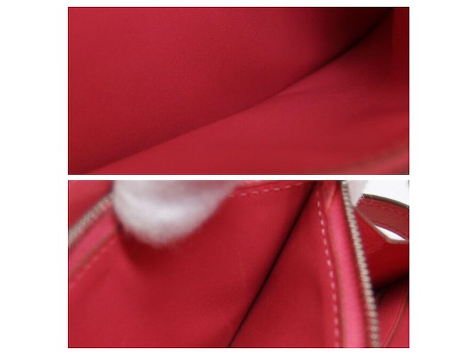 Hermès Kelly Porte Valeur Klapp-Langbörse Rosa Pink - Ansicht 10