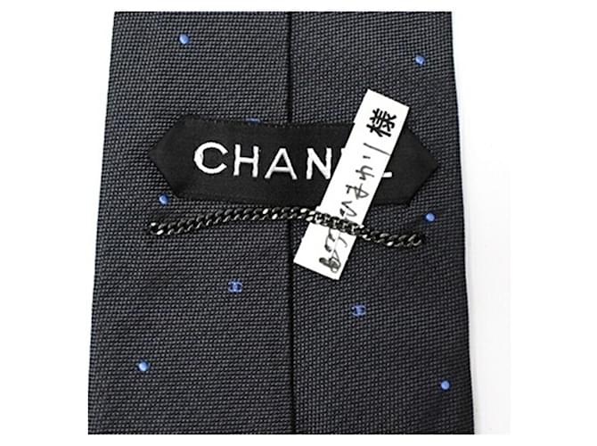 Cravatta in seta CHANEL per uomini Marrone - vista 4