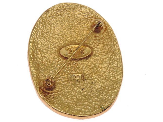 Timeless Spilla Ovale Vintage Chanel - vista 2