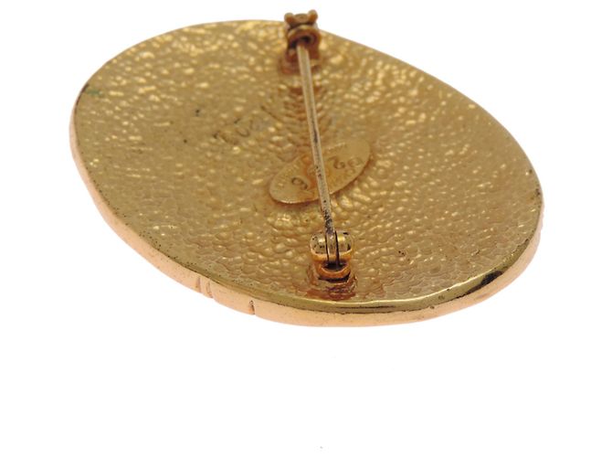 Timeless Spilla Ovale Vintage Chanel - vista 4