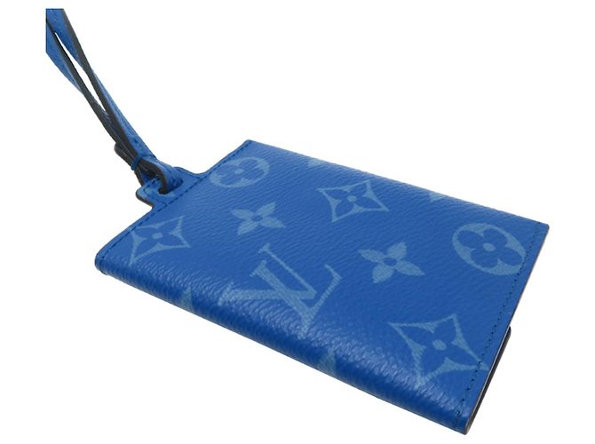Monedero Louis Vuitton en Taiga Rama Azul - vista 4