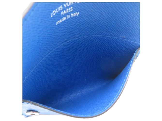 Monedero Louis Vuitton en Taiga Rama Azul - vista 7