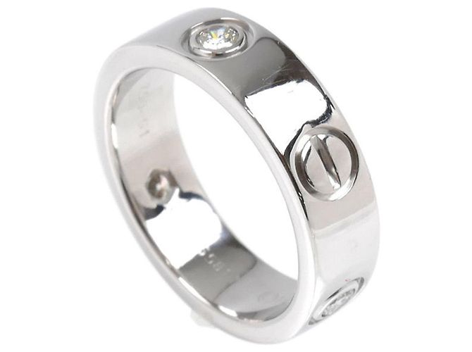 Anello Love in oro bianco 18K Cartier - vista 2