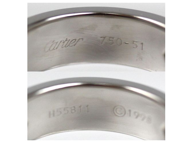 Anello Love in oro bianco 18K Cartier - vista 5