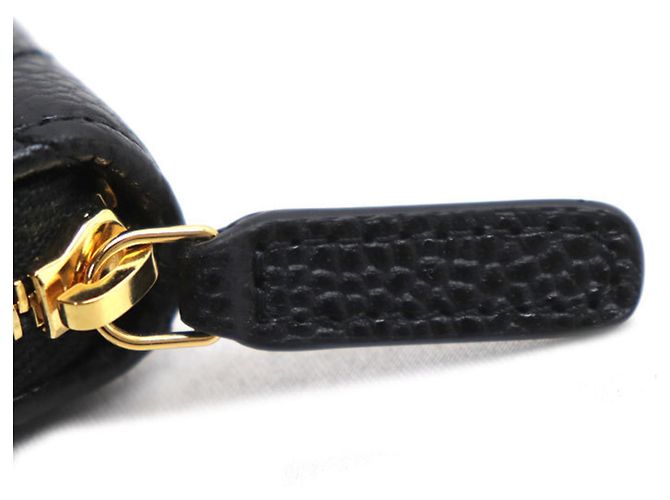 Portafoglio con zip classico di Chanel Nero - vista 4