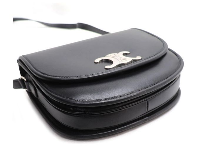 Céline Celine Medium Besas Triomphe Schultertasche Schwarz - Ansicht 3