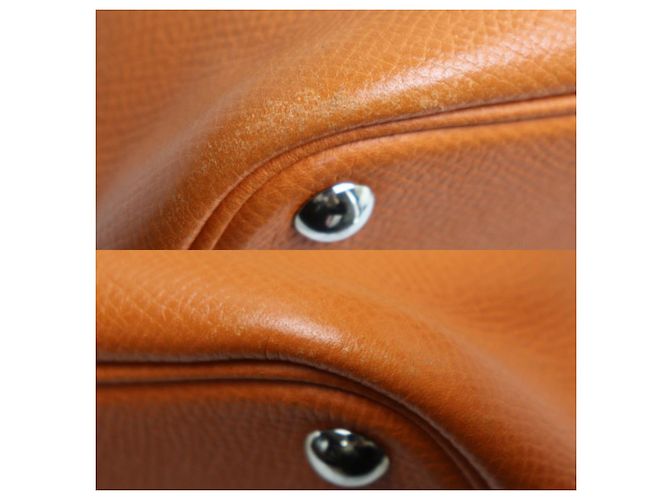Hermès HERMES Bolide 27 Borsa a Spalla in Pelle Epsom a 2 Vie Arancione - vista 10