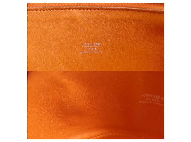 Hermès HERMES Bolide 27 Borsa a Spalla in Pelle Epsom a 2 Vie Arancione - vista 5