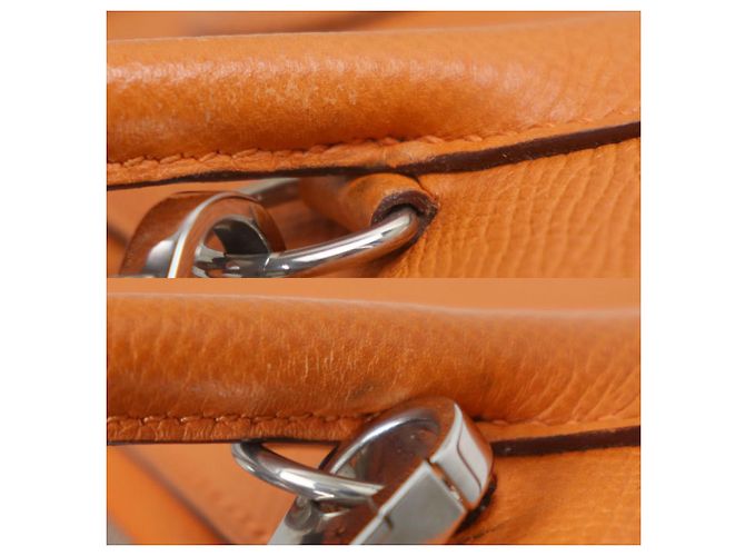 Hermès HERMES Bolide 27 Borsa a Spalla in Pelle Epsom a 2 Vie Arancione - vista 8